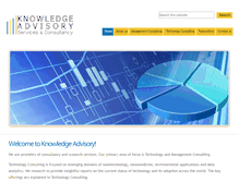 Tablet Screenshot of knowledgeadvisory.com
